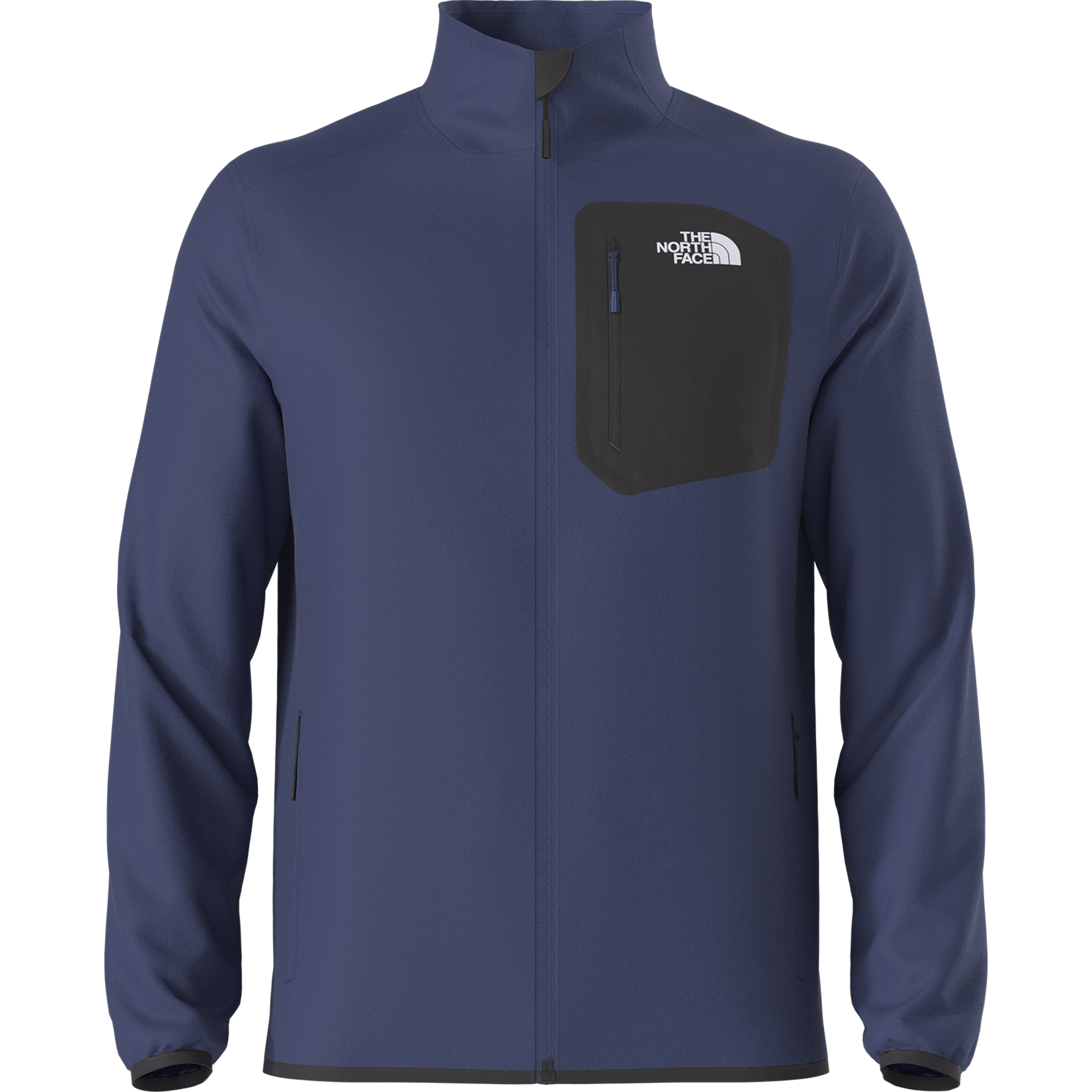The North Face Crest Herren Fleecejacke blau Größe L Trekking Atmungsaktiv