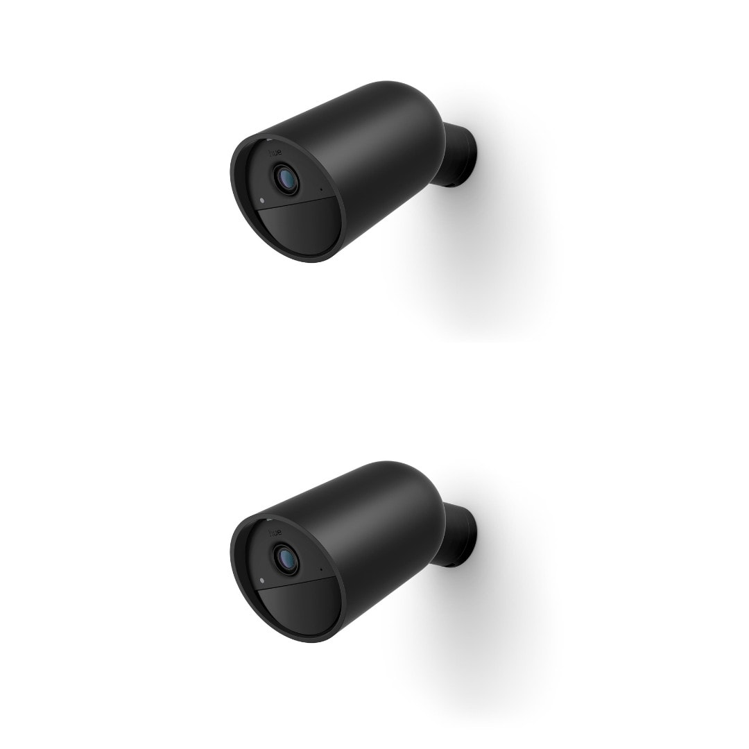 Philips Hue Secure kabellose Kamera schwarz Doppelpack