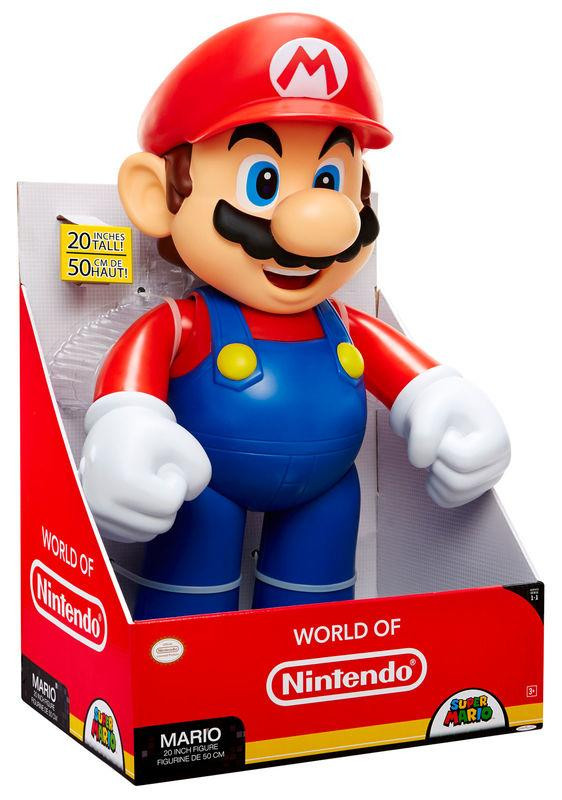 Jakks Pacific Nintendo Super Mario beweegbare figuur, 50 cm