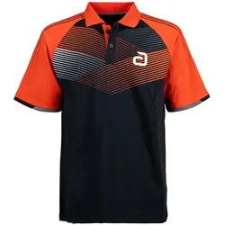 andro Shirt Avos Baumwolle schwarz/rot 5XL - 5XL