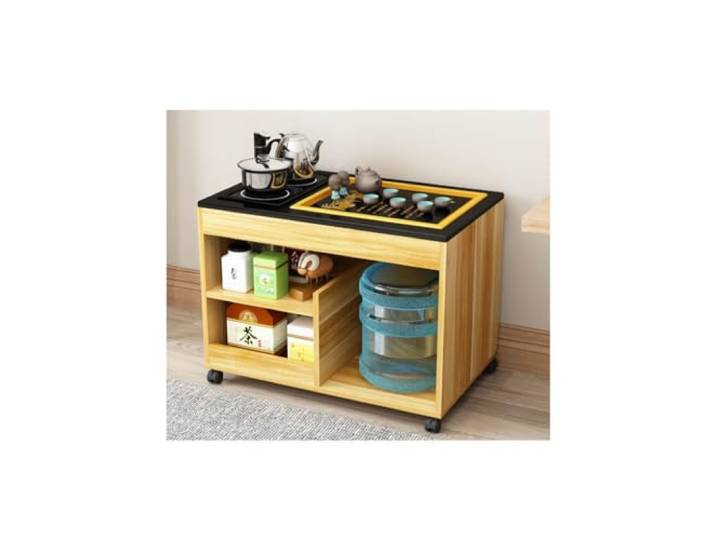 ksjdieunf Couchtisch Einfacher beweglicher Kleiner Kung-Fu-Couchtisch, Wasserkocher, Teetisch, Heimset, Wohnungstisch, Sofaseite Tische for Wohnzimmer(B)