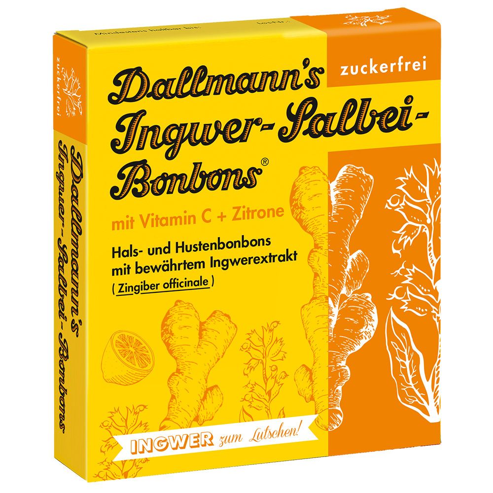 Dallmann's Ingwer Salbei Bonbons 37 g