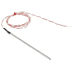 RS PRO Pt1000 Prüfspitze Widerstandsthermometer Edelstahl Ø 4mm x 150mm, -50°C +200°C, 1m Leitung, Automatisierung