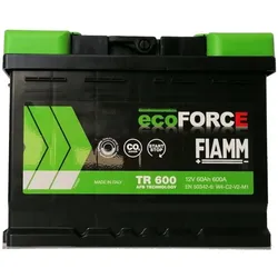 FIAMM Autobatterie EFB 12V 60Ah 600A rechts 242x175x190 mm 7906192