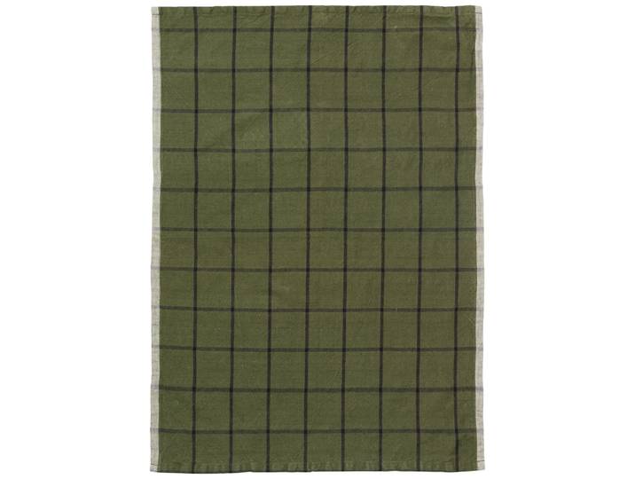 Ferm Living Serviette de cuisine Hale 50x70 cm Vert-noir