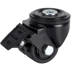 Dörner + Helmer, Möbelrollen, 735677 Schwerlast-Lenkrolle Rad-Durchmesser: 75 mm Tragfähigkei