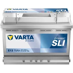 VARTA E13 Black Dynamic 70Ah 640A Autobatterie 570 409 064
