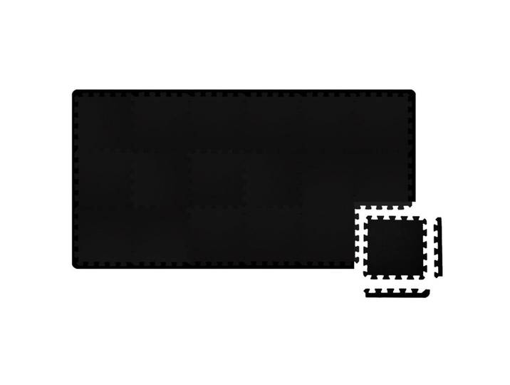 PUZZLEMATTE Sportmatte schwarz 54 Matten mit Rand