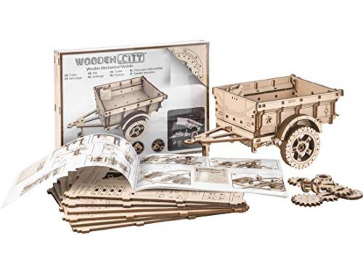 Wooden City Trailer for 4 x 4 Jeep