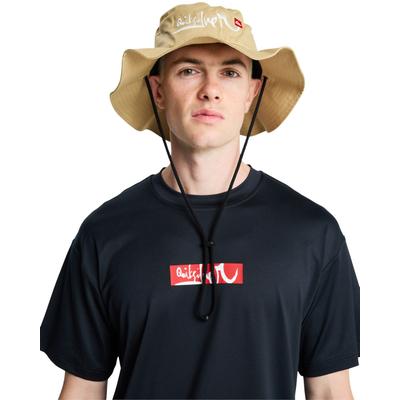 Outdoorhut QUIKSILVER "YG Bushmaster", Herren, Gr. S, beige (khaki), Baumwolle, Hüte