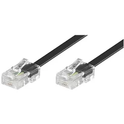 goobay ISDN-Kabel RJ-45 (kurz) schwarz 6.0 m schwarz