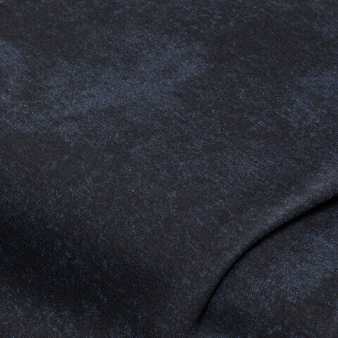 Romanit-Jersey "Batik", dunkelblau/schwarz