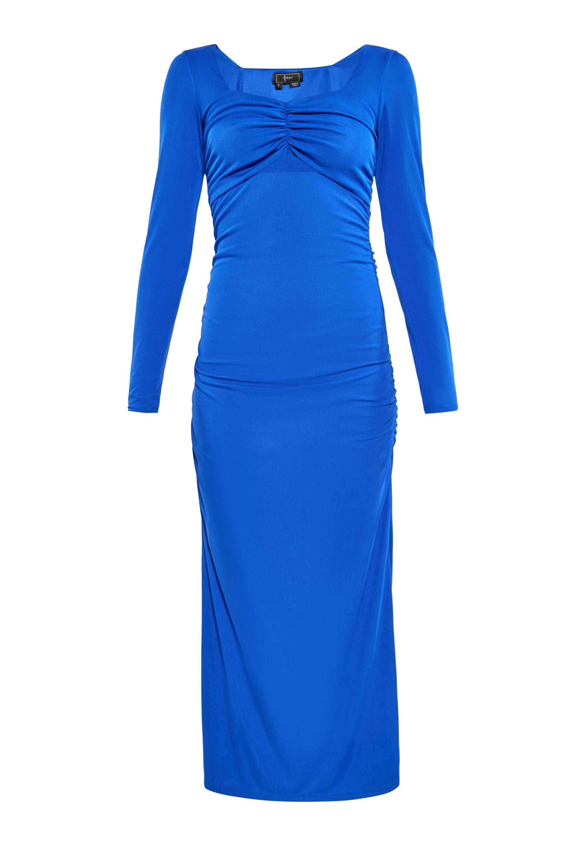 Faina Jurk Dames KONING BLAUW
