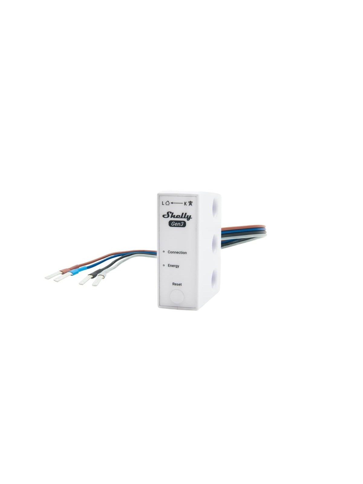 Shelly 3EM-63W Gen3 (wire model) - WiFi 3-phase energy meter, 63A