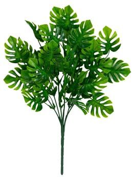 Nearly Natural 13-in Artificial Mini Monstera Bush - Set of 6