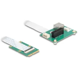 Delock 64345 Konverter Mini PCIe Stecker> PCI Express x1 (64345), Kontrollerkarte