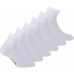 DIADORA Diadora Unisex Socken, 6er Pack - Sportsocken, Baumwolle, Mehrfachpackung, Logo, einfarbig, Größe 43-46 in Weiß Weiß