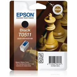 Epson, Druckerpatrone, T0511 (BK)