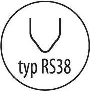 Dedra Rs38 nietjes 0,8 mm voor plastic, 100 stuks