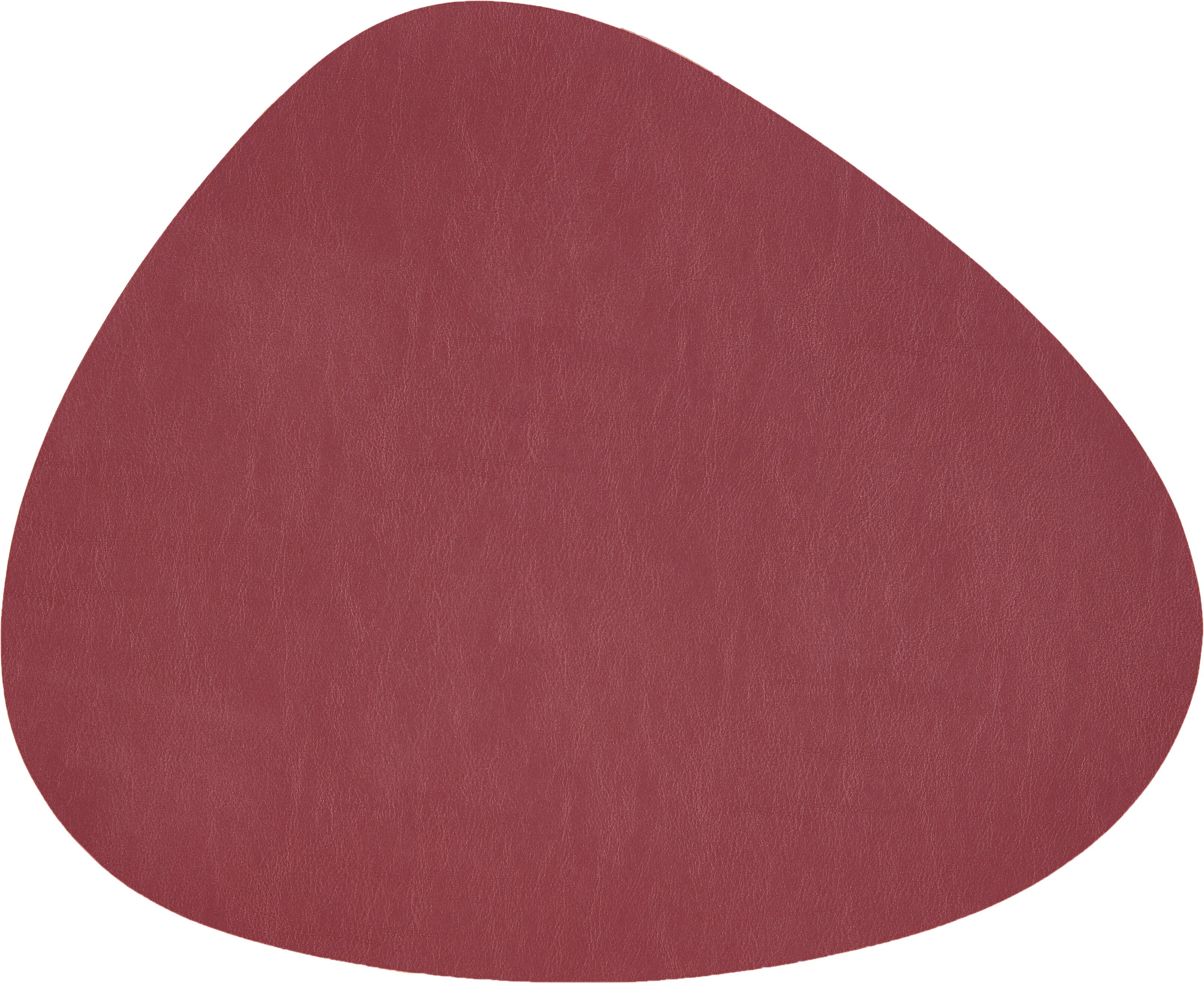 Platzset STUCO "Kaja - Stone-Shape", rot (bordeaux), B:37cm L:44cm, Obermaterial: 82% PVC, 18% Polyester, Platzsets, Platzset