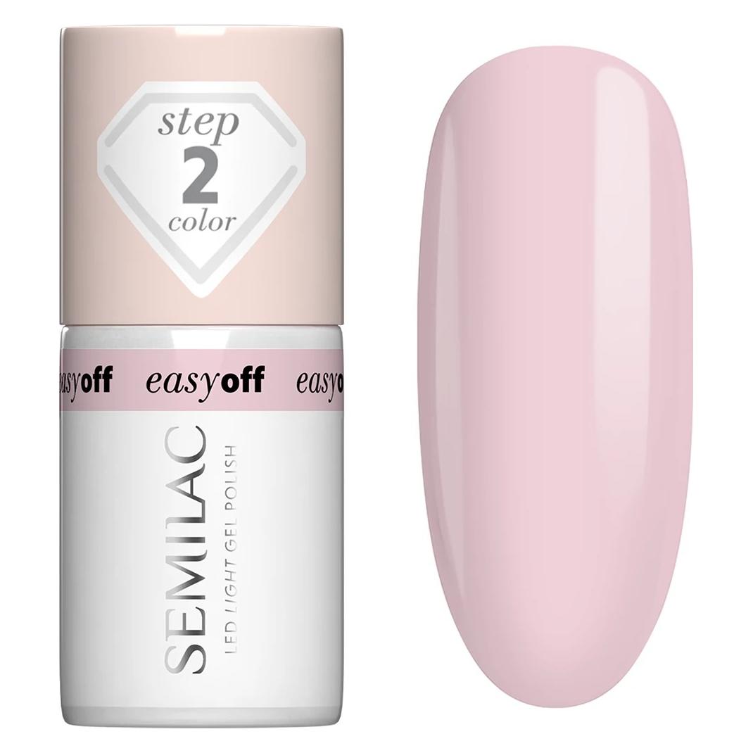 Semilac Einfach Abnehmbarer Schritt 2 Gel Nagellack (Light Pink Marshmallow) (67943842)