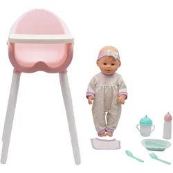 happytoys Happy Friend Sofia Doll 35cm in feeding chair