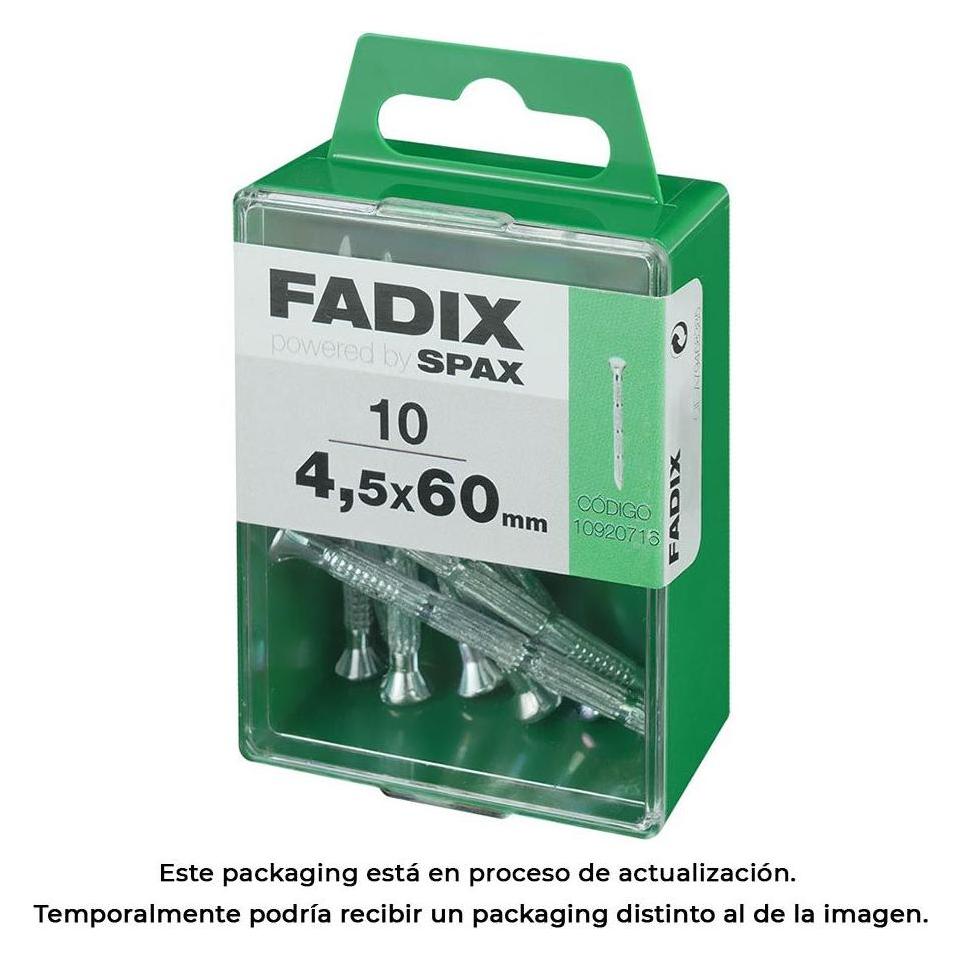 Fadix Box m 10 Stück. cp Nagel gestreift Stahl 4,5x60mm (49376970)