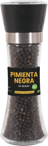 Sol Natural Organic Black Pepper Mill 85 gr