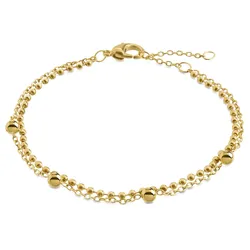 Boccia 03050-02 Damen-Armband Titan Vergoldet
