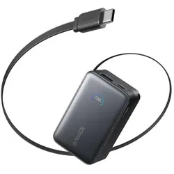 Anker Nano (10000 mAh, 45 W), Powerbank, Schwarz