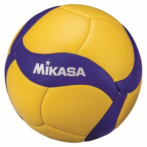 Mikasa Volleyball V1.5W-FIVB, Trainings- & Freizeitball, gelb/blau, 120 Gramm, Größe 1