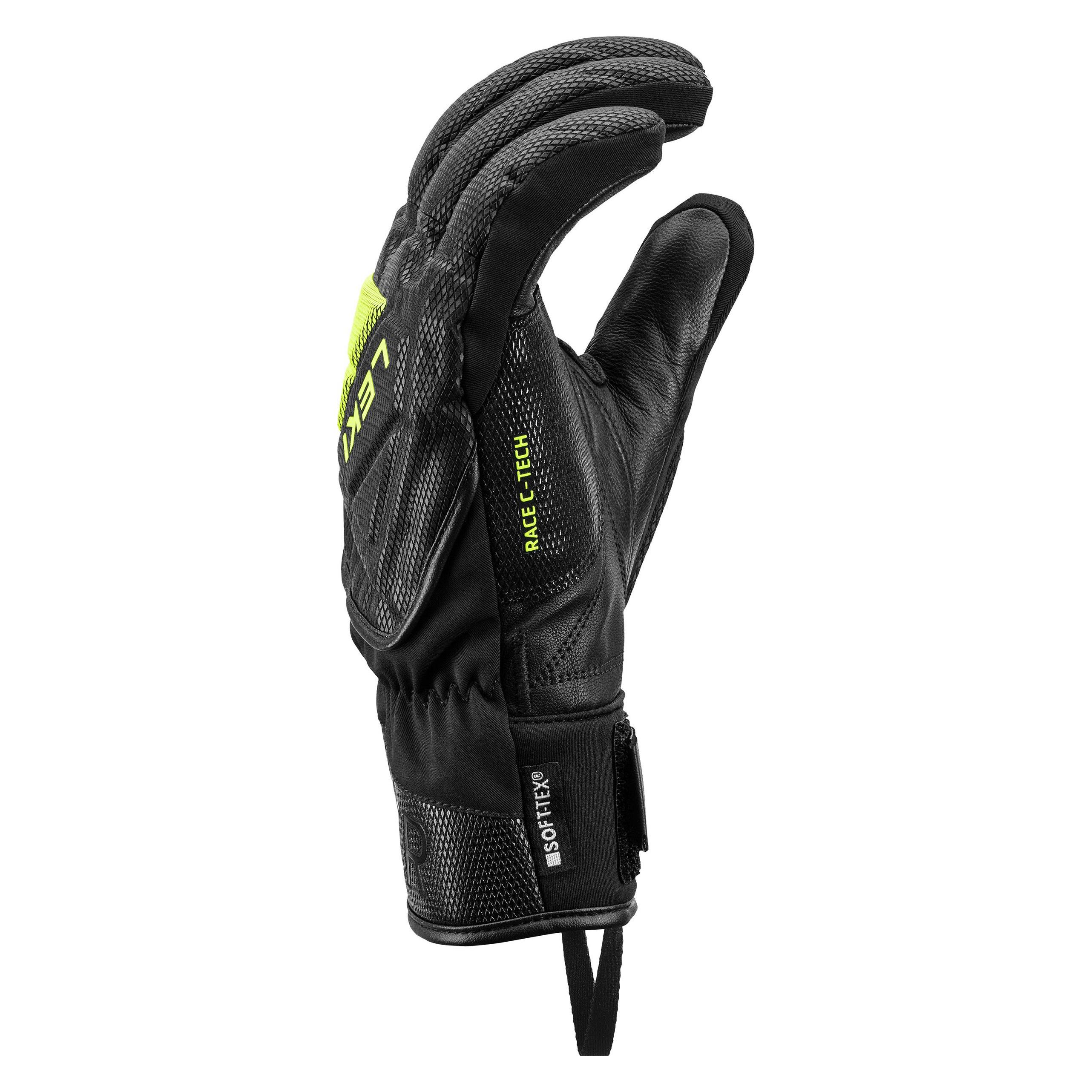 Leki WCR C-Tech 3D HANDSCHUHE schwarz-zitrone (7) (53310867)