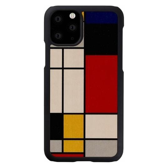 Man.Wand &WOOD SmartPhone case iPhone 11 Pro mondrian wood juodas (Apple iPhone 11 Pro) (1000001039)