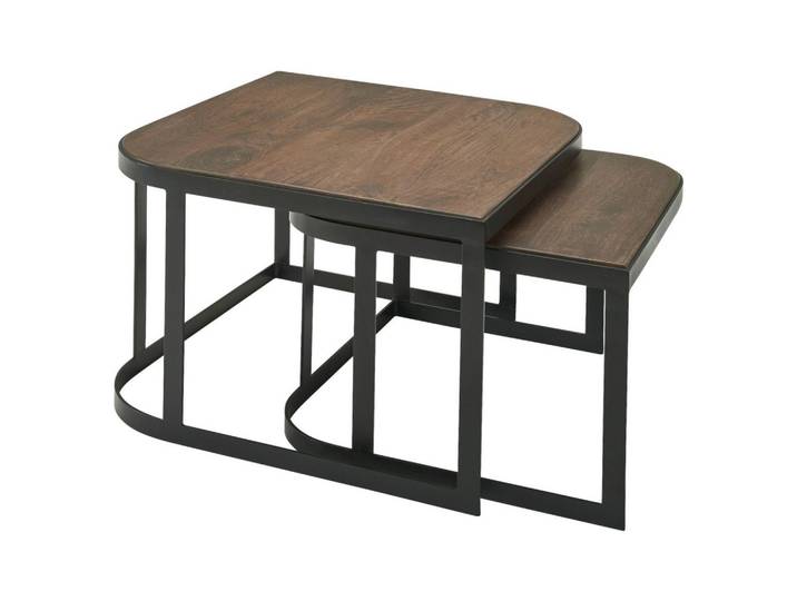 Couchtischset Wohnling 2-er Set aus Mangoholz