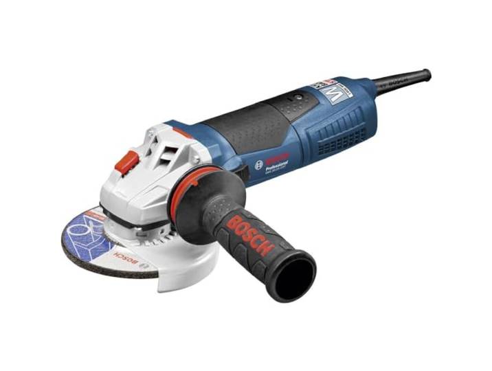 Bosch Professional meuleuse angulaire GWS 19-125 CIST (avec filtre à poussière\, flasque de serrage\, écrou de serrage\, capot de protection\, clé à ergots\, poignée auxiliaire)