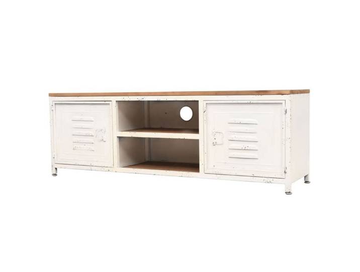 Meuble TV 120x30x40 cm Blanc 245457