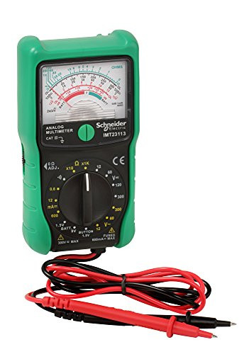 Schneider Electric SC5IMT23213 CatIII analoge multimeter, 300 V, groen