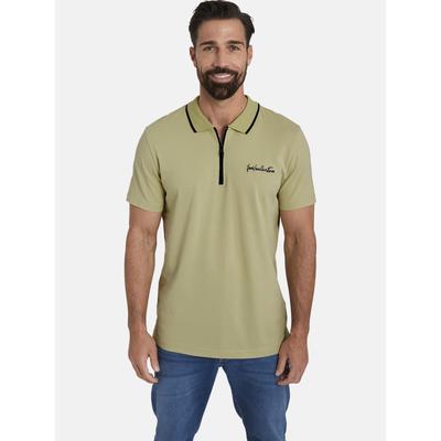 Poloshirt JAN VANDERSTORM "Poloshirt JOHAR", Herren, Gr. 5XL, schwarz, Obermaterial: 100% Baumwolle CO., Shirts