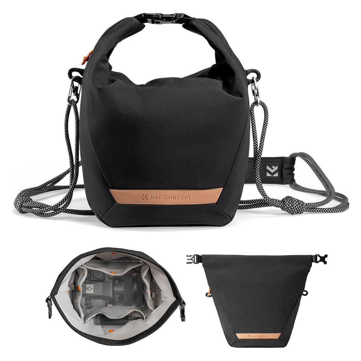 K&F Concept Urban Wander 11 Sling Bag Magnetic Black (Kamera Schultertasche) (54964645)