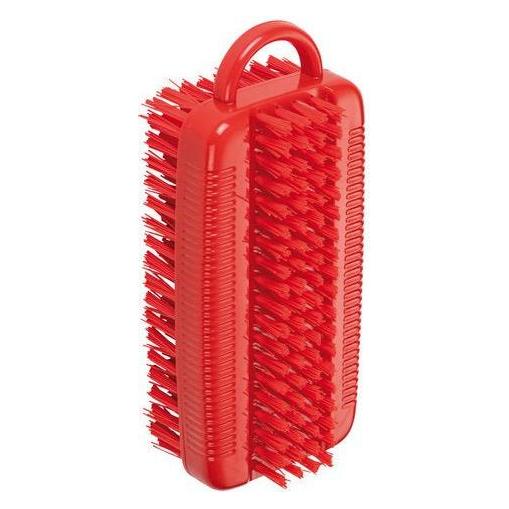 Haug NAGELBÜRSTE DOPPELT,ROT/PBT ROT,ø 0,35MM MITTEL/HART (FC3171)