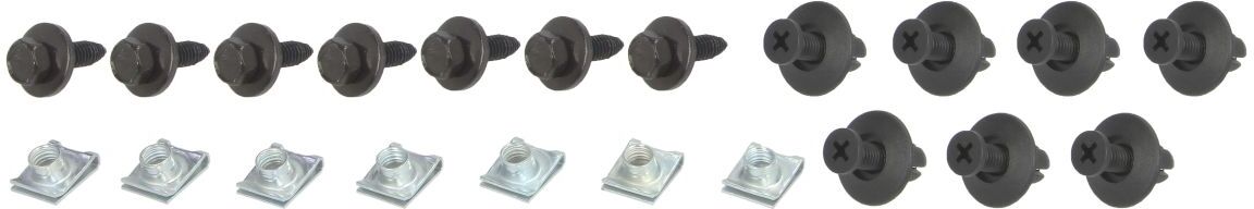 Romix Set di clip, coperchio motore 90235