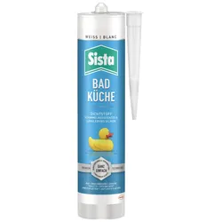 Sista Dichtstoff Bad & Küche Silikon weiß 280,0 ml