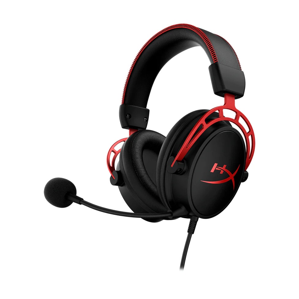 HyperX Cloud Alpha Red Gaming Headset kabelgebunden Schwarz