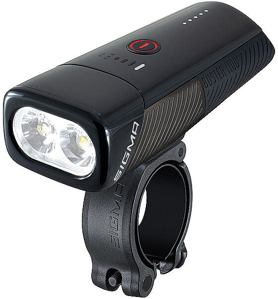 Sigma Fahrrad Akku Scheinwerfer Buster 1100 schwarz B