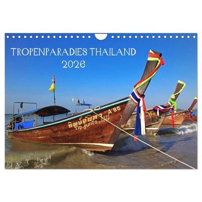Tropenparadies Thailand 2026 (Wandkalender 2026 DIN A4 quer), CALVENDO Monatskalender