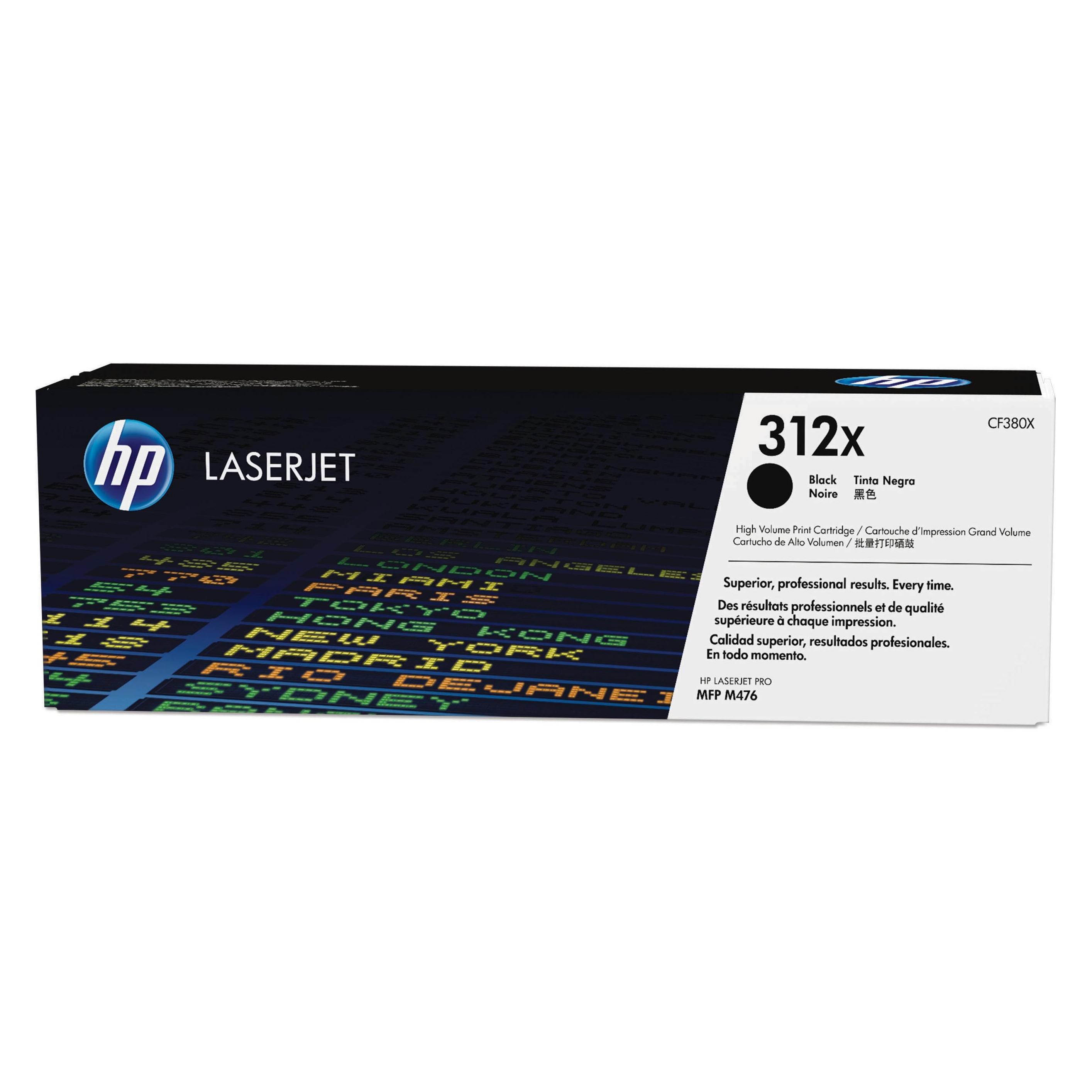 HP Toner CF380X n°312X - Noir (BK) (CF380X)