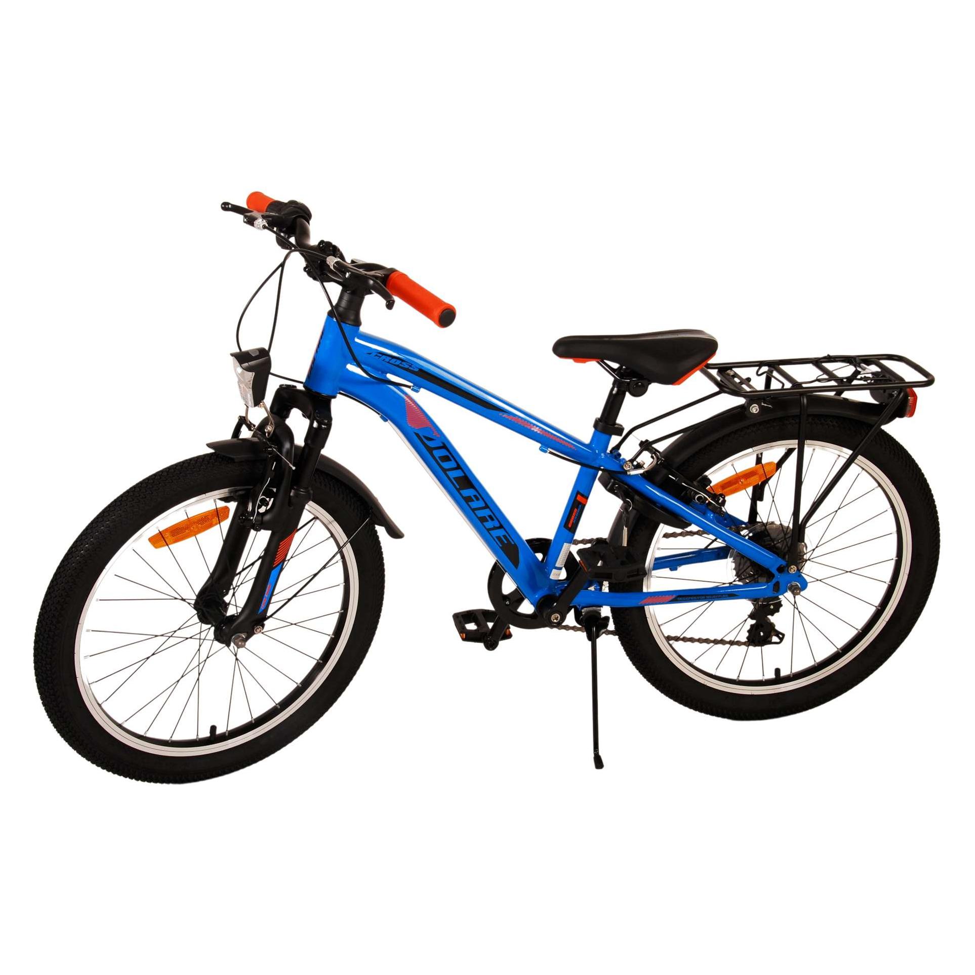 Volare Cross Kinderfiets - Jongens - 20 inch - Blauw - 6 versnellingen (20") (22141)