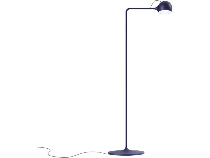 Designer-Stehlampe Artemide Ixa Aluminium/ Stahl blau H: 105.3 cm, 9W LED - LED- LED Energiesparlampe