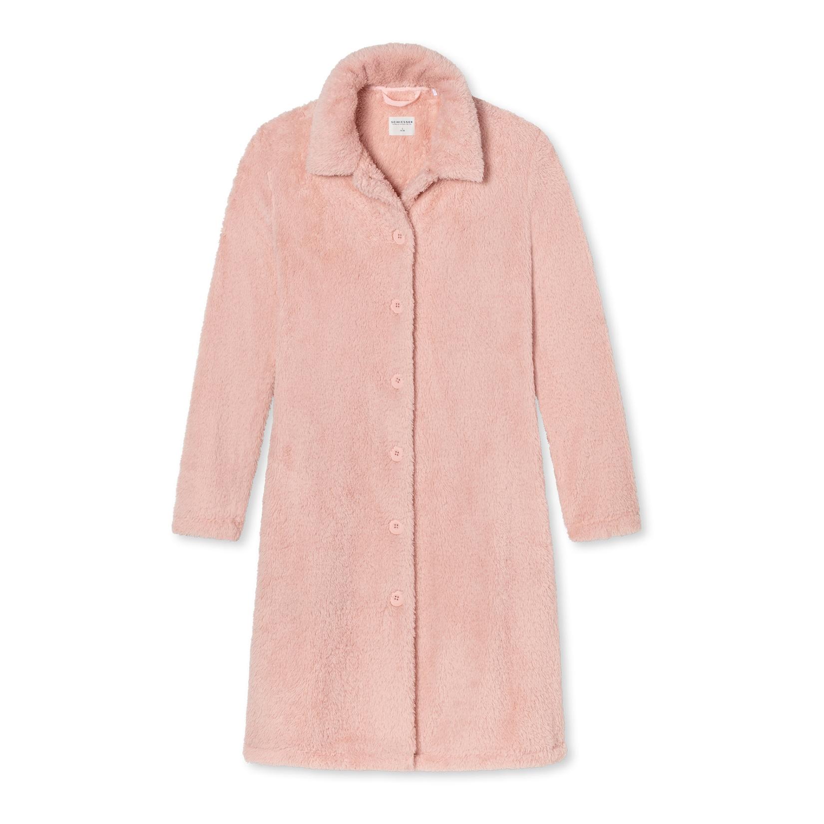 Schiesser Damen Bademantel Teddy Fleece 1er Pack