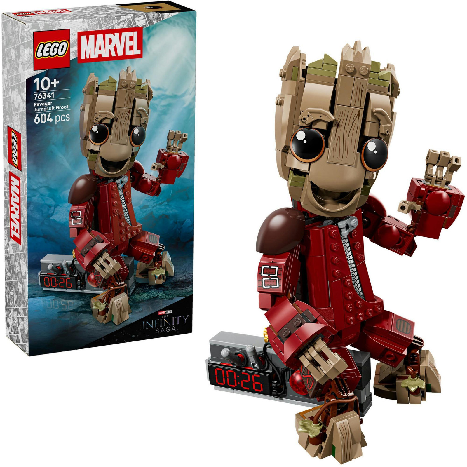 LEGO Marvel Groot in Ravager-uniform 76341